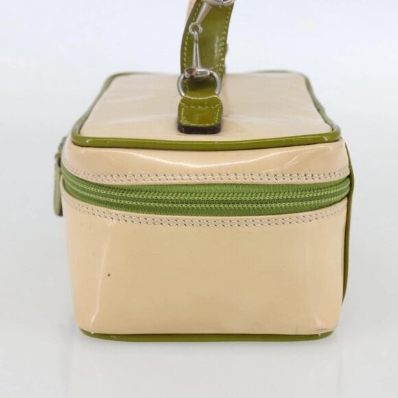 Authentic GUCCI Vanity Hand Pouch Patent Leather bst276-121625 - Picture 4 of 16